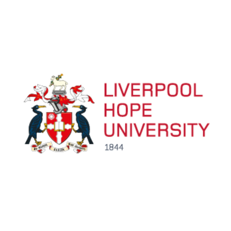 Liverpool Hope University - Red text with crest