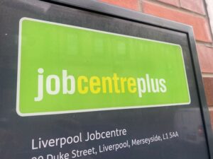 FREE CAREERS SUPPORT NOW AVAILABLE THROUGH JOBCENTRES Jobcentre plus signage outside of liverpool office