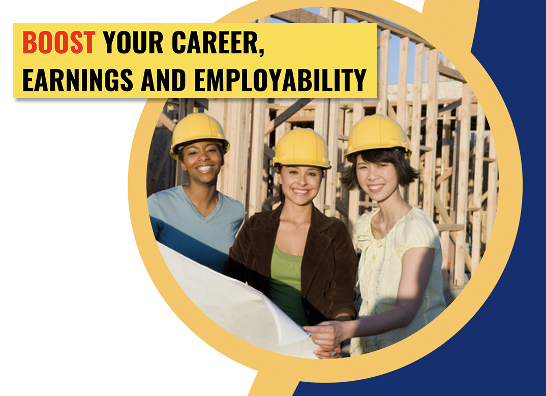 Image of young construction workers