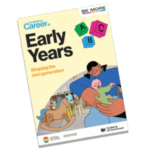 Front cover of early years careers guide