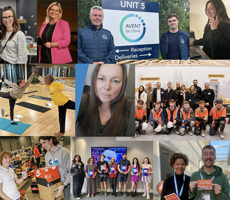 Image made of various pictures of Be More stakeholders from previous articles