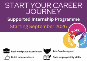 Image showing details of the supported internships programme