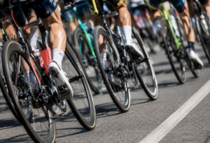 Image of Tour de France cyclists